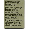 Peterborough United F.C. Players: George Boyd, Curtis Woodhouse, Trevor Benjamin, Njazi Kuqi, Krystian Pearce, Andrew Crofts, David Seaman door Source Wikipedia