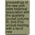 Proceedings Of The New York State Historical Association With The Quarterly Journal (Volume 9); 2Nd-21St Annual Meeting With A List Of New