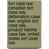 Tort Case Law: Canadian Tort Case Law, Defamation Case Law, English Tort Case Law, Product Liability Case Law, United States Tort Case Law by Source Wikipedia