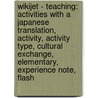 Wikijet - Teaching: Activities With A Japanese Translation, Activity, Activity Type, Cultural Exchange, Elementary, Experience Note, Flash door Source Wikia