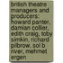British Theatre Managers And Producers: Howard Panter, Damian Collier, Edith Craig, Toby Simkin, Richard Pilbrow, Sol B River, Mehmet Ergen