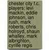 Chester City F.C. Players: Levi Mackin, Eddie Johnson, Ian Rush, Mark Roberts, Chris Holroyd, Shaun Whalley, Mark Albrighton, Cyrille Regis door Source Wikipedia