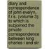 Diary And Correspondence Of John Evelyn, F.R.S. (Volume 3); To Which Is Subjoined The Private Correspondence Between King Charles I And Sir