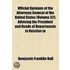 Official Opinions Of The Attorneys General Of The United States (Volume 32); Advising The President And Heads Of Departments In Relation To