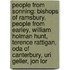 People From Sonning: Bishops Of Ramsbury, People From Earley, William Holman Hunt, Terence Rattigan, Oda Of Canterbury, Uri Geller, Jon Lor