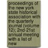 Proceedings Of The New York State Historical Association With The Quarterly Journal (Volume 12); 2Nd-21St Annual Meeting With A List Of New