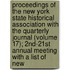 Proceedings Of The New York State Historical Association With The Quarterly Journal (Volume 17); 2Nd-21St Annual Meeting With A List Of New