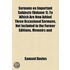 Sermons On Important Subjects (Volume 1); To Which Are New Added Three Occasional Sermons, Not Included In The Former Editions. Memoirs And