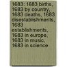 1683: 1683 Births, 1683 By Country, 1683 Deaths, 1683 Disestablishments, 1683 Establishments, 1683 In Europe, 1683 In Music, 1683 In Science by Source Wikipedia
