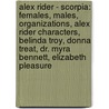 Alex Rider - Scorpia: Females, Males, Organizations, Alex Rider Characters, Belinda Troy, Donna Treat, Dr. Myra Bennett, Elizabeth Pleasure door Source Wikia