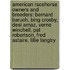 American Racehorse Owners And Breeders: Bernard Baruch, Bing Crosby, Desi Arnaz, Verne Winchell, Pat Robertson, Fred Astaire, Lillie Langtry