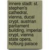 Innere Stadt: St. Stephen's Cathedral, Vienna, Ducal Crypt, Austrian Parliament Building, Imperial Crypt, Vienna State Opera, Hofburg Palace by Source Wikipedia