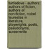 Turtledove - Authors: Authors Of Fiction, Authors Of Non-Fiction, Nobel Laureates In Literature, Playwrights, Poets, Pseudonyms, Screenwrite
