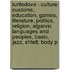 Turtledove - Culture: Customs, Education, Games, Literature, Politics, Religion, Algarvic Languages And Peoples, Basic, Jazz, Shtetl, Body P