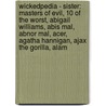 Wickedpedia - Sister: Masters Of Evil, 10 Of The Worst, Abigail Williams, Abis Mal, Abnor Mal, Acer, Agatha Hannigan, Ajax The Gorilla, Alam door Source Wikia