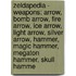 Zeldapedia - Weapons: Arrow, Bomb Arrow, Fire Arrow, Ice Arrow, Light Arrow, Silver Arrow, Hammer, Magic Hammer, Megaton Hammer, Skull Hamme