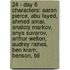 24 - Day 6 Characters: Aaron Pierce, Abu Fayed, Ahmed Amar, Anatoly Markov, Anya Suvarov, Arthur Welton, Audrey Raines, Ben Kram, Benson, Bil