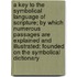 A Key To The Symbolical Language Of Scripture; By Which Numerous Passages Are Explained And Illustrated: Founded On The Symbolical Dictionary