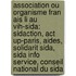 Association Ou Organisme Fran Ais Li Au Vih-Sida: Sidaction, Act Up-Paris, Aides, Solidarit Sida, Sida Info Service, Conseil National Du Sida