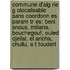 Commune D'Alg Rie G Olocalisable Sans Coordonn Es Param Tr Es: Beni Snous, Miliana, Bouchegouf, Ouled Djellal, El Aricha, Chullu, A T Toudert
