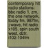 Contemporary Hit Radio Stations: Bbc Radio 1, Zm, The One Network, Today Fm, 987fm, J-Wave, Hit Radio X105, Spin South West, Dztr, I102-104fm