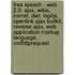 Free Speech - Web 2.0: Ajax, Wikis, Comet, Dwr, Log4Js, Openlink Ajax Toolkit, Reverse Ajax, Web Application Markup Language, Xmlhttprequest