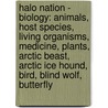 Halo Nation - Biology: Animals, Host Species, Living Organisms, Medicine, Plants, Arctic Beast, Arctic Ice Hound, Bird, Blind Wolf, Butterfly door Source Wikia