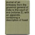 Journal Of An Embassy From The Governor General Of India To The Court Of Ava (Volume 2); With An Appendix, Containing A Description Of Fossil