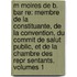 M Moires De B. Bar Re: Membre De La Constituante, De La Convention, Du Commit De Salut Public, Et De La Chambre Des Repr Sentants, Volumes 1