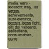 Mafia Wars - Location: Italy, Las Vegas, Achievements, Auto Elettrica, Boosts, Boss Fight, Citt Del Vaticano, Collections, Consumables, Curre