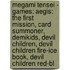 Megami Tensei - Games: Aegis: The First Mission, Card Summoner, Demikids, Devil Children, Devil Children Fire-Ice Book, Devil Children Red-Bl