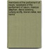 Members Of The Parliament Of Nauru: Speakers Of The Parliament Of Nauru, Marcus Stephen, David Adeang, Ludwig Scotty, Kieren Keke, Ren Harris