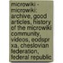Microwiki - Microwiki: Archive, Good Articles, History Of The Microwiki Community, Videos, Eodspr Xa, Cheslovian Federation, Federal Republic