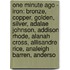 One Minute Ago - Iron: Bronze, Copper, Golden, Silver, Adalae Johnson, Addison Rhode, Alanah Cross, Allisandre Rice, Analeigh Barren, Anderso