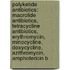 Polyketide Antibiotics: Macrolide Antibiotics, Tetracycline Antibiotics, Erythromycin, Minocycline, Doxycycline, Azithromycin, Amphotericin B
