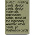 Suda51 - Trading Cards: Design Cards, Design Materials, Expression Cards, Mask Of The Legendary Wrestler, Other Cards, Pr Illustration Cards