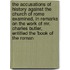 The Accusations Of History Against The Church Of Rome Examined, In Remarks On The Work Of Mr. Charles Butler, Entitled The 'Book Of The Roman