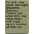 The Vault - New Vegas: New Vegas Characters, Chairmen, Freeside, New Vegas Strip, New Vegas Treaty, North Vegas Square, Omertas, Westside, Wh