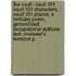 The Vault - Vault 101: Vault 101 Characters, Vault 101 Places, A Birthday Poem, Generalized Occupational Aptitude Test, Overseer's Terminal P