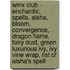 Winx Club - Enchantix: Spells, Aisha, Bloom, Convergence, Dragon Flame, Fairy Dust, Green Luxurious Ivy, Ivy Vine Wrap, List Of Aisha's Spell