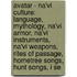 Avatar - Na'Vi Culture: Language, Mythology, Na'Vi Armor, Na'Vi Instruments, Na'Vi Weapons, Rites Of Passage, Hometree Songs, Hunt Songs, I Se