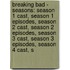 Breaking Bad - Seasons: Season 1 Cast, Season 1 Episodes, Season 2 Cast, Season 2 Episodes, Season 3 Cast, Season 3 Episodes, Season 4 Cast, S