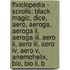 Ffxiclopedia - Scrolls: Black Magic, Dice, Aero, Aeroga, Aeroga Ii, Aeroga Iii, Aero Ii, Aero Iii, Aero Iv, Aero V, Anemohelix, Bio, Bio Ii, B