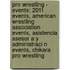 Pro Wrestling - Events: 2011 Events, American Wrestling Association Events, Asistencia Asesor A Y Administraci N Events, Chikara Pro Wrestling