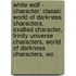 White Wolf - Character: Classic World Of Darkness Characters, Exalted Character, Trinity Universe Characters, World Of Darkness Characters, Wo