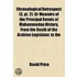 Chronological Retrospect (3, Pt. 2); Or Memoirs Of The Principal Events Of Mahommedan History, From The Death Of The Arabian Legislator, To The