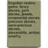 Forgotten Realms - Gems: Fancy Stones, Gem Stones, Jewels, Ornamental Stones, Precious Stones, Semi-Precious Stones, Alexandrite, Amber, Amethy