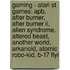 Gaming - Atari St Games: Apb, After Burner, After Burner Ii, Alien Syndrome, Altered Beast, Another World, Arkanoid, Atomic Robo-kid, B-17 Flyi