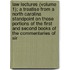 Law Lectures (Volume 1); A Treatise From A North Carolina Standpoint On Those Portions Of The First And Second Books Of The Commentaries Of Sir
