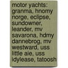 Motor Yachts: Granma, Hnomy Norge, Eclipse, Sundowner, Leander, Mv Savarona, Hdmy Dannebrog, Mv Westward, Uss Little Aie, Uss Idylease, Tatoosh door Source Wikipedia